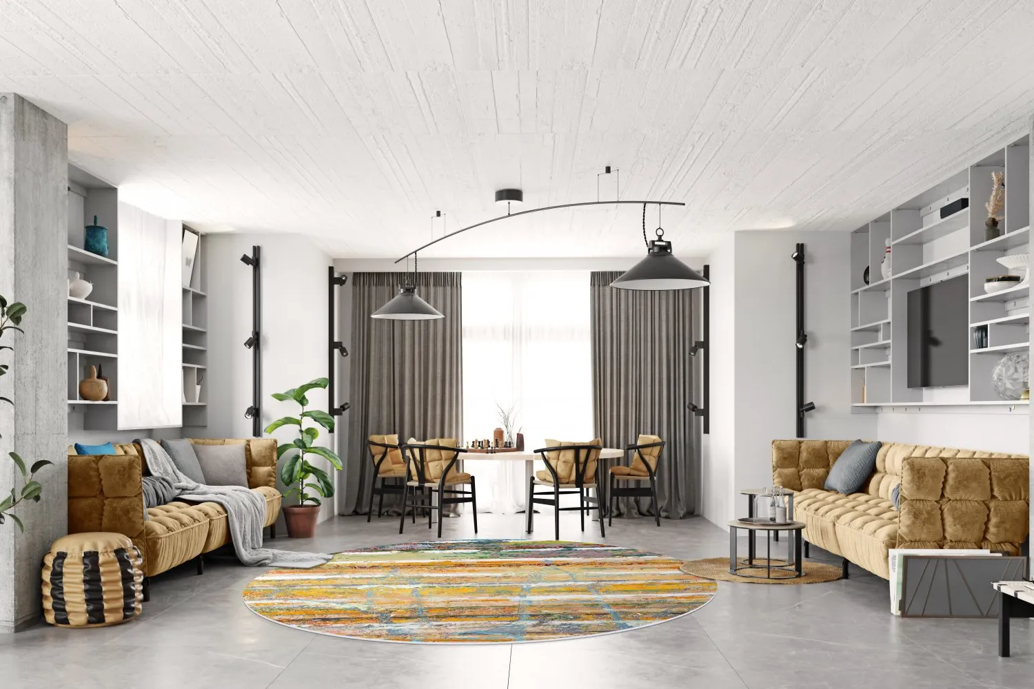 Rund Teppich - Messina (multi)