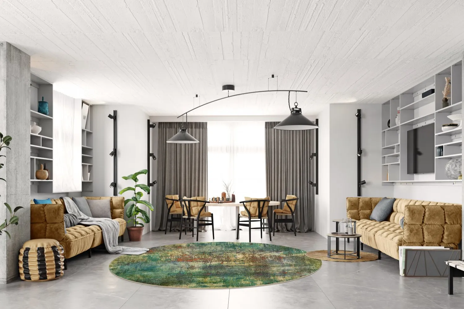 Rund Teppich - Palermo (multi)