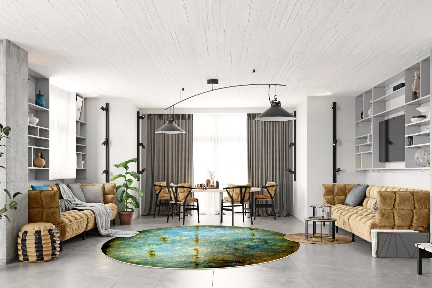 Rund Teppich - Livno (multi)