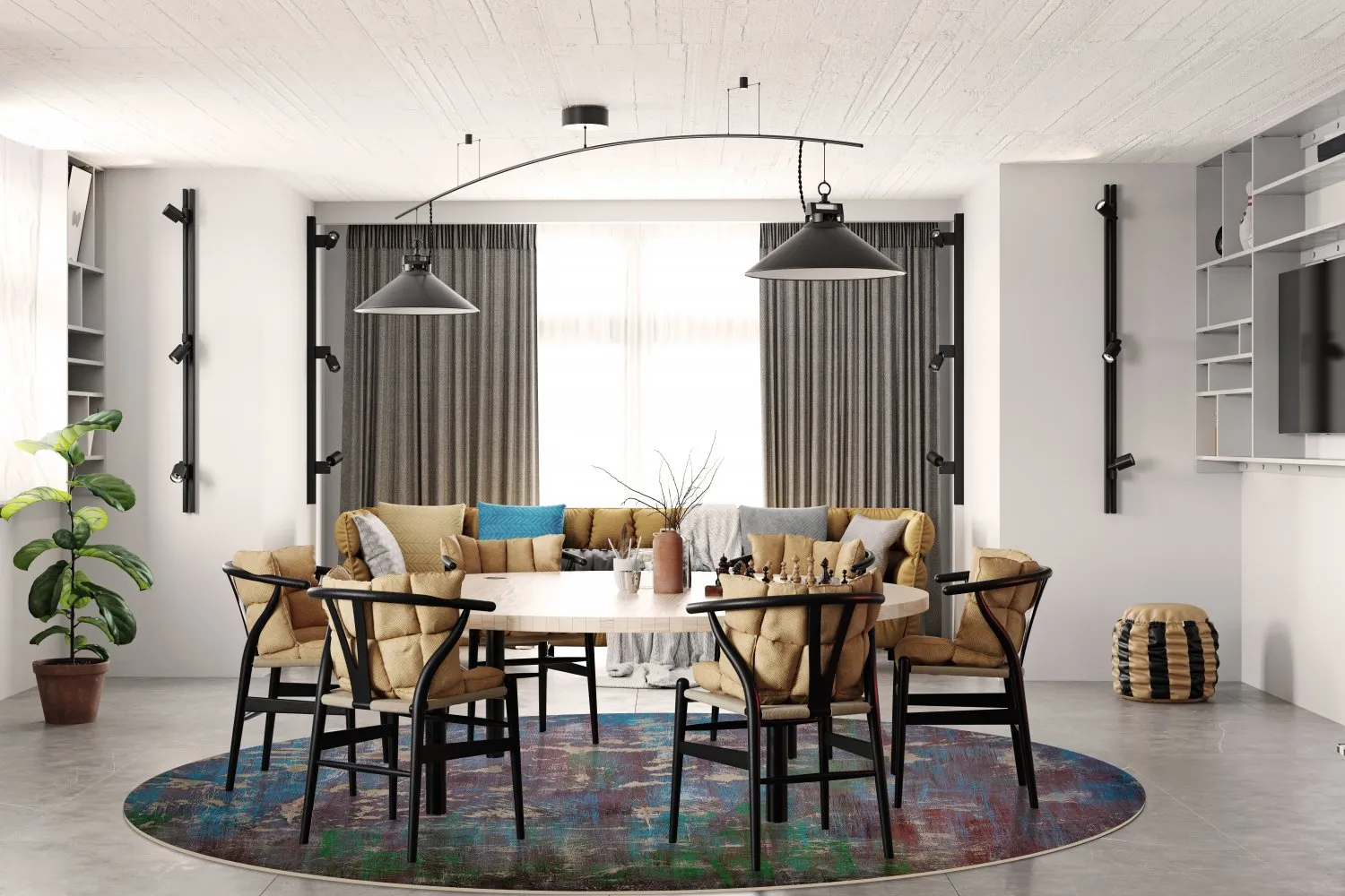 Rund Teppich - Aviano (multi)