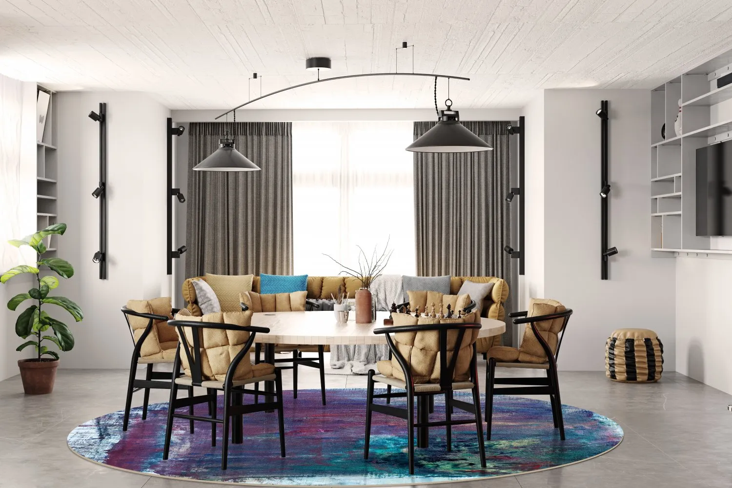 Rund Teppich - Tolosa (multi)