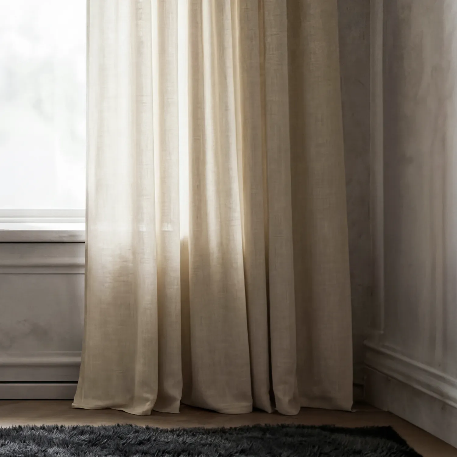 Vorhänge 2er-Pack - Leinenvorhang Noemi (beige)