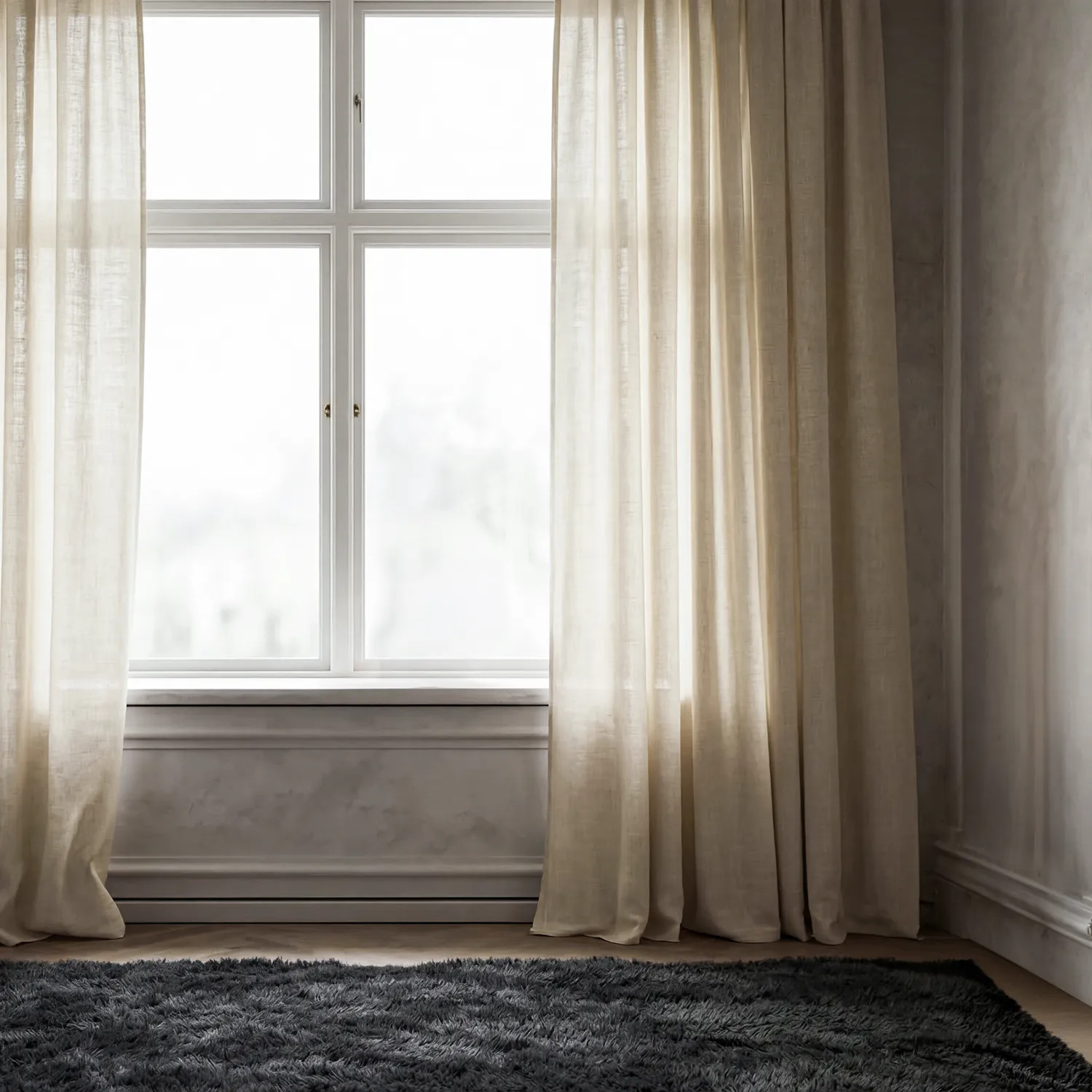 Vorhänge 2er-Pack - Leinenvorhang Noemi (beige)