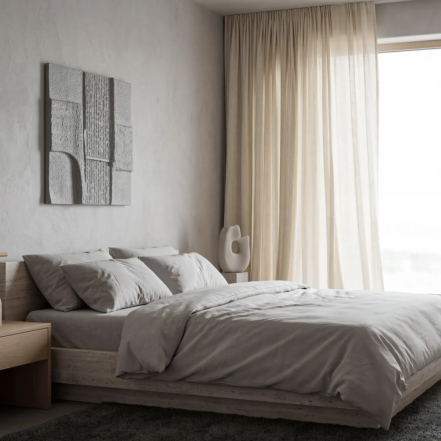 Vorhänge 2er-Pack - Leinenvorhang Noemi (beige)