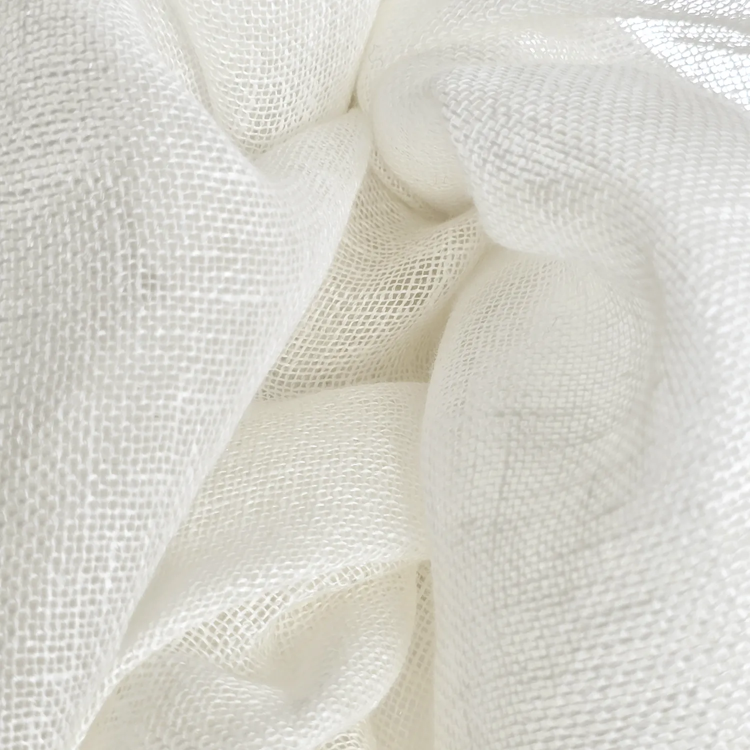 Vorhänge 2er-Pack - Leinenvorhang Noemi (weiß)