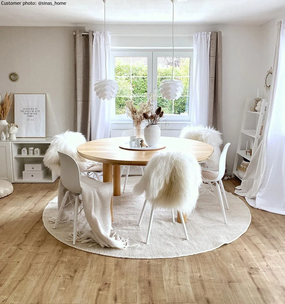 Runde Teppiche - Otago (weiß)