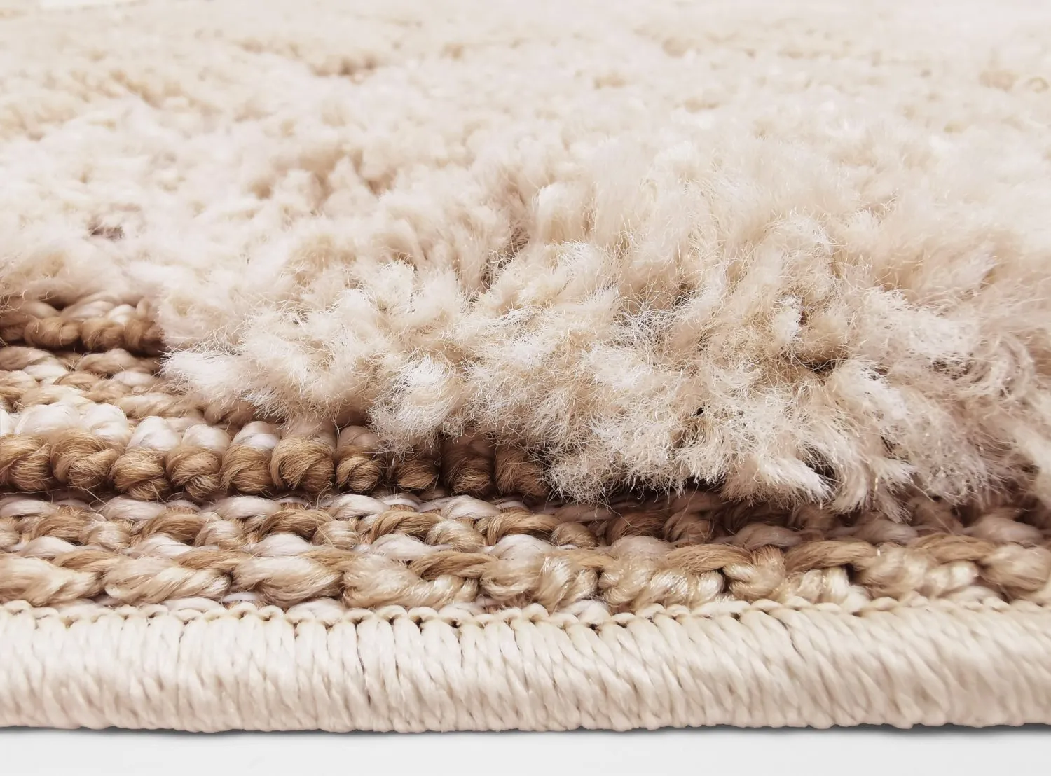 Hochflorteppiche - Fondi (beige)