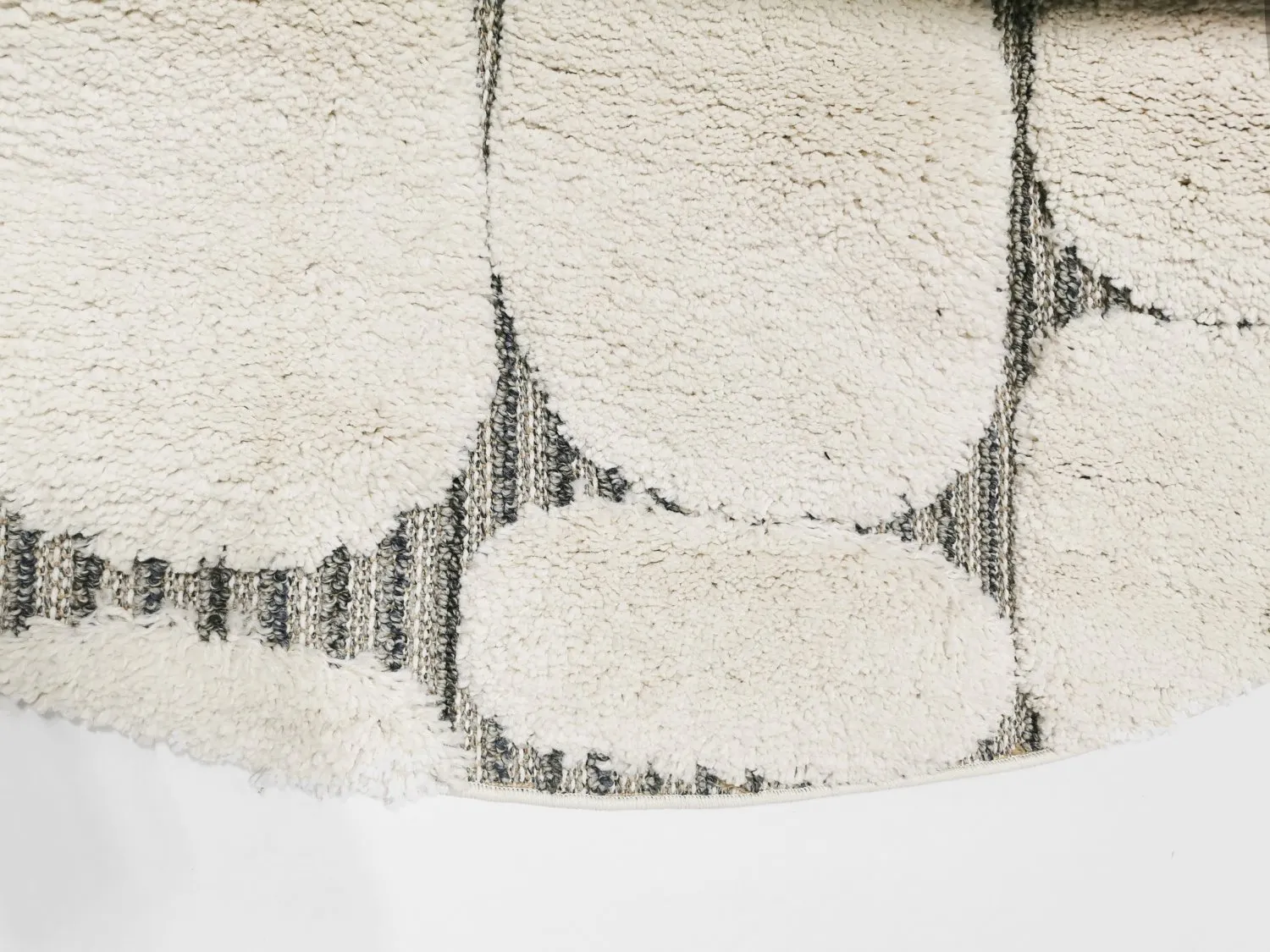 Runde Teppiche - Fondi (grau)