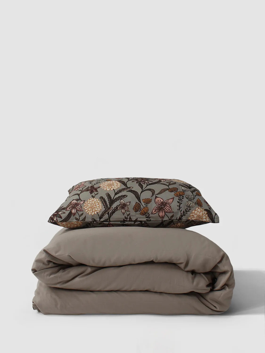 Ensemble de housse de couette - Lotten (marron)