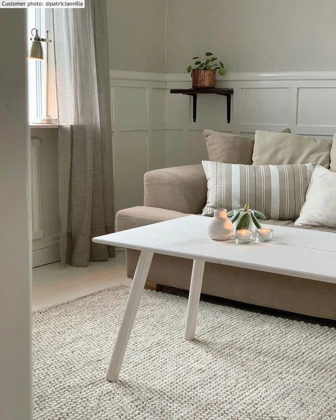 Wollteppich - Avafors Wool Bubble (beige)