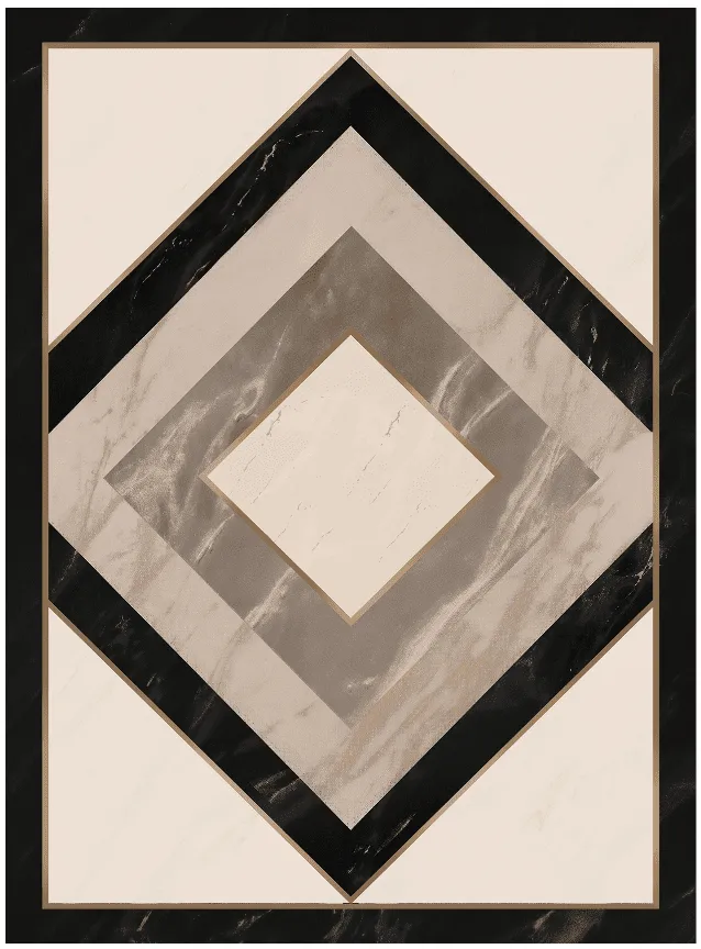 Wilton-Teppich - Pavia (beige/schwarz)