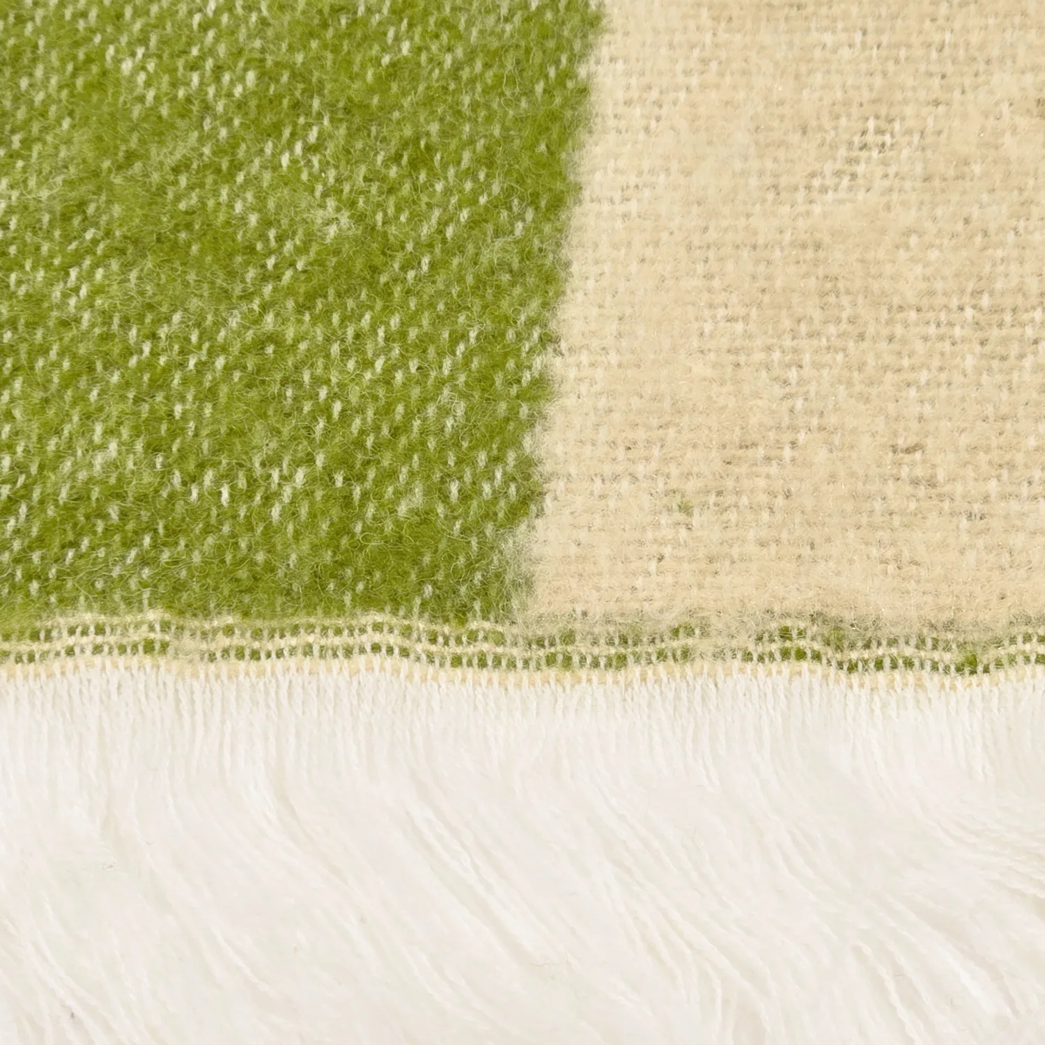 Plaids - Plaid en mélange de laine - Audrey Check (beige/vert/violet)