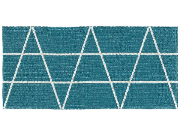 Kunststoffteppiche - Der Horred-Teppich Viggen (blau)