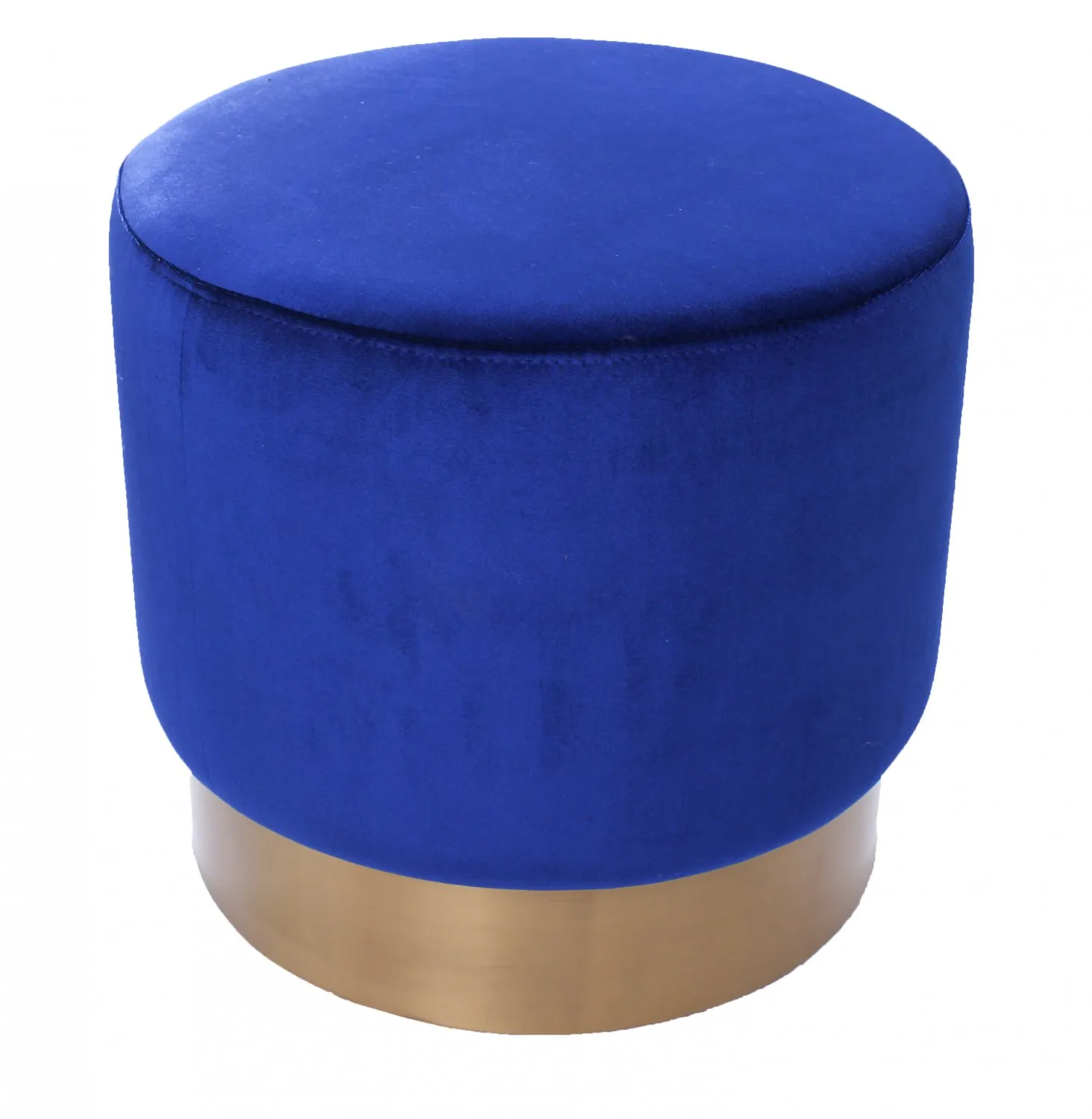 Sitzpoufs samt - Copenhagen (Blau)