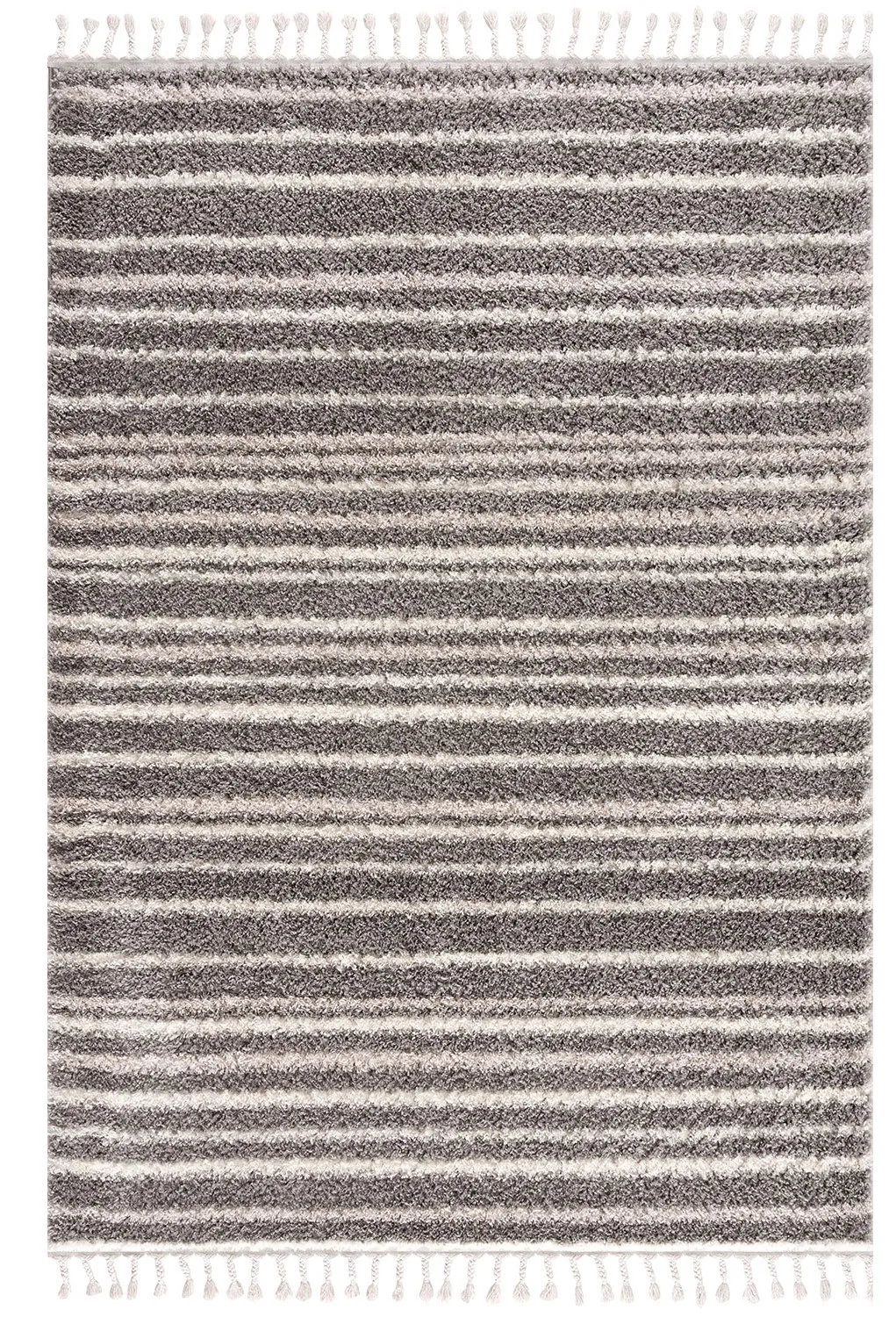 Hochflorteppiche - Manabi (grau)