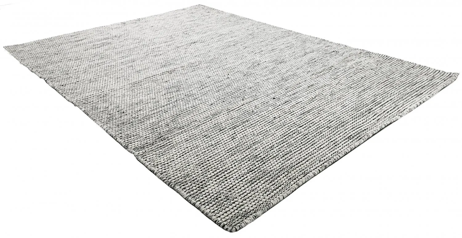 Wollteppich - Otago (grau/schwarz)