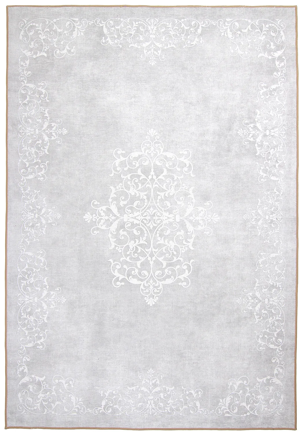 Tapis Wilton - Santi (gris clair/blanc)