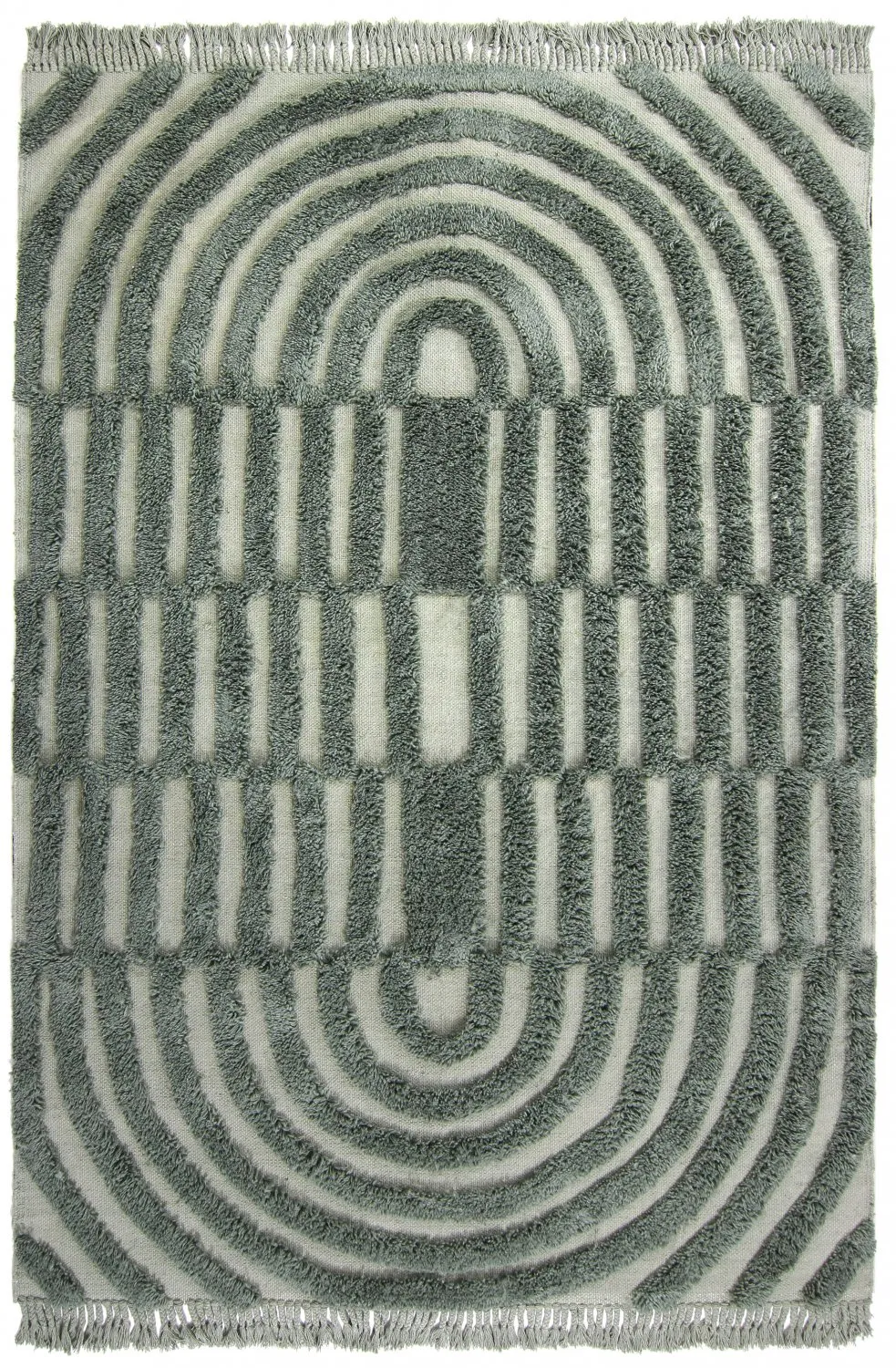 Wollteppich - Rome (grün)