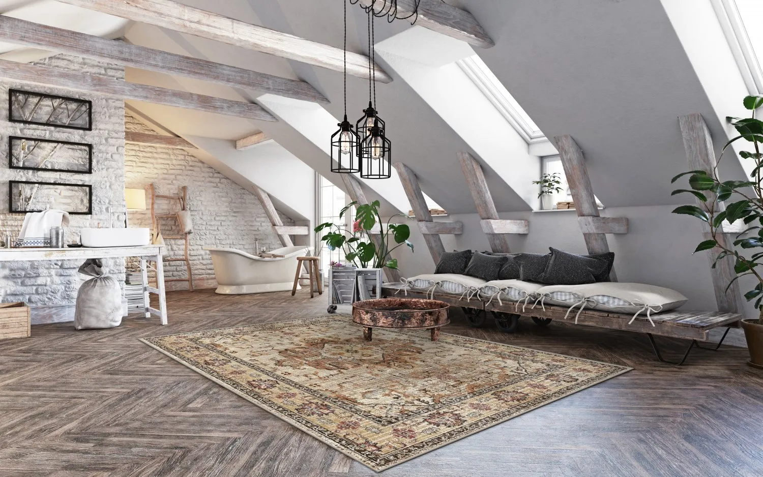 Tapis Wilton - Siliana (beige)