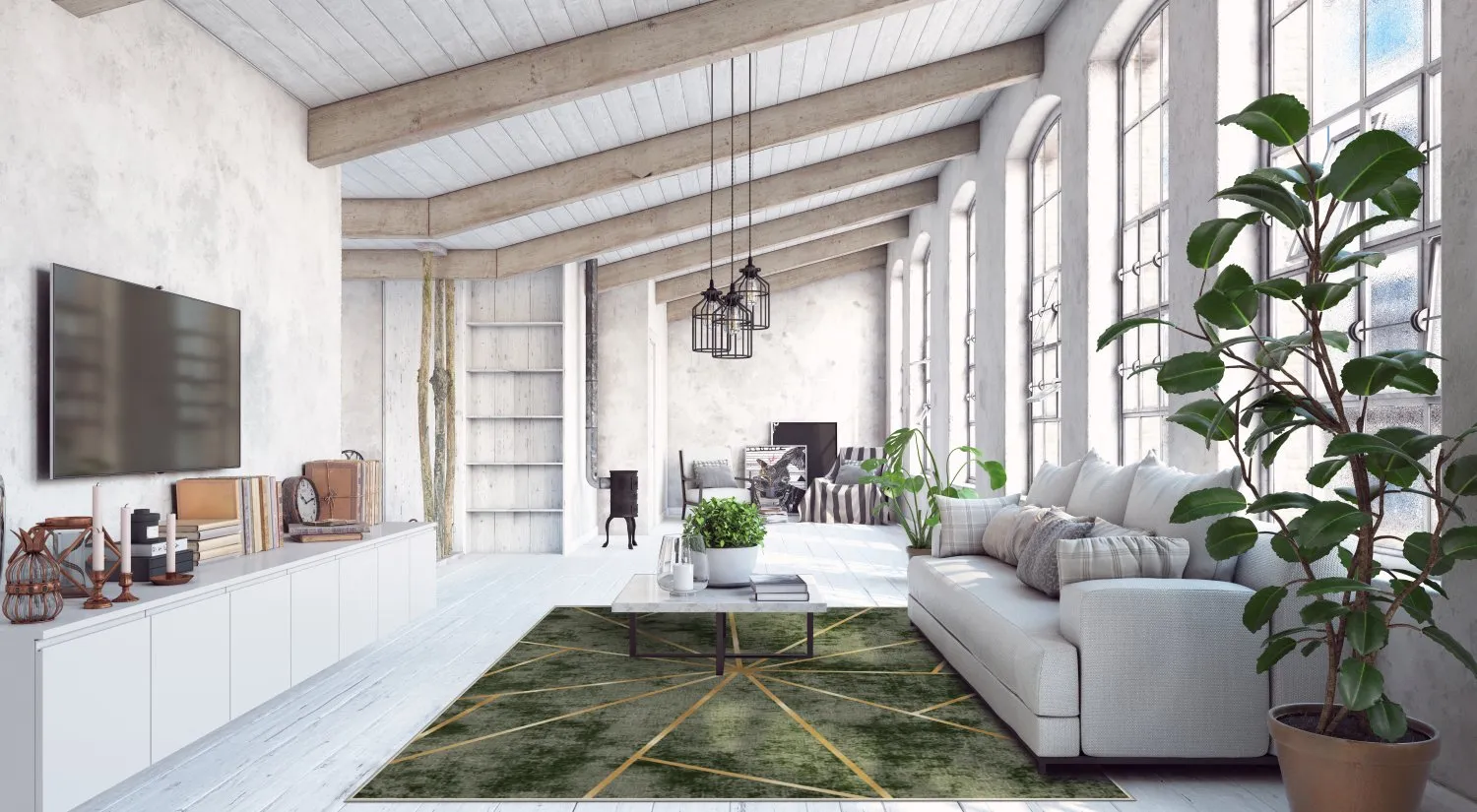 Wilton-Teppich - Bellizzi (grün)