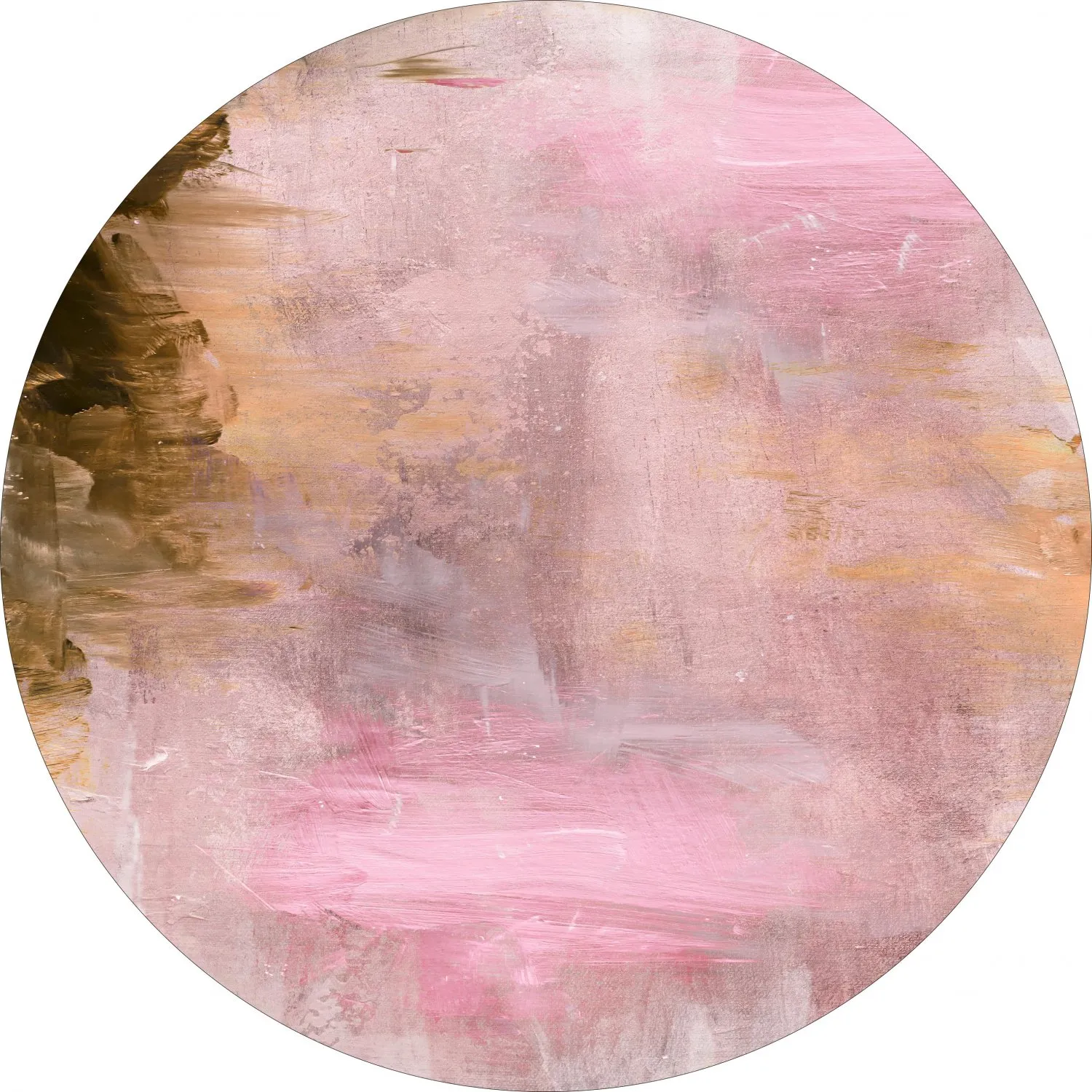 Rund Teppich - Bonn (rosa)