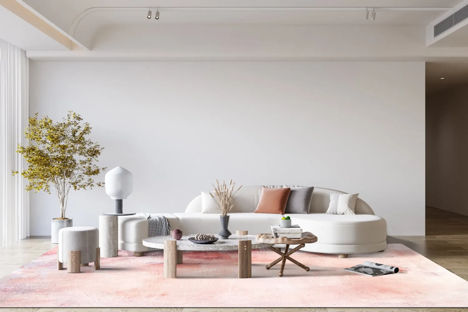 Wilton-Teppich - Nancy (rosa)