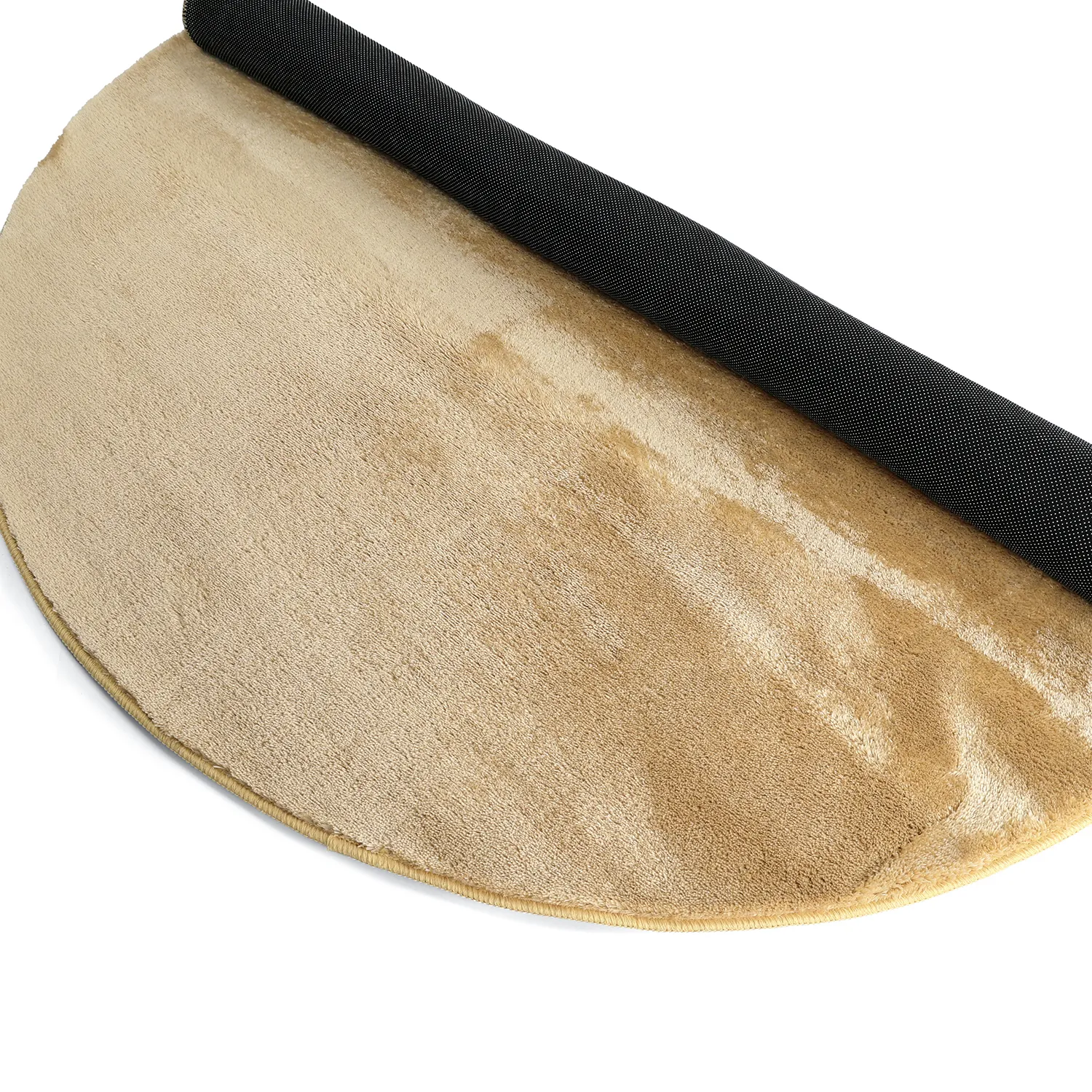 Tapis rond - Aranga Super Soft Fur (beige foncé)