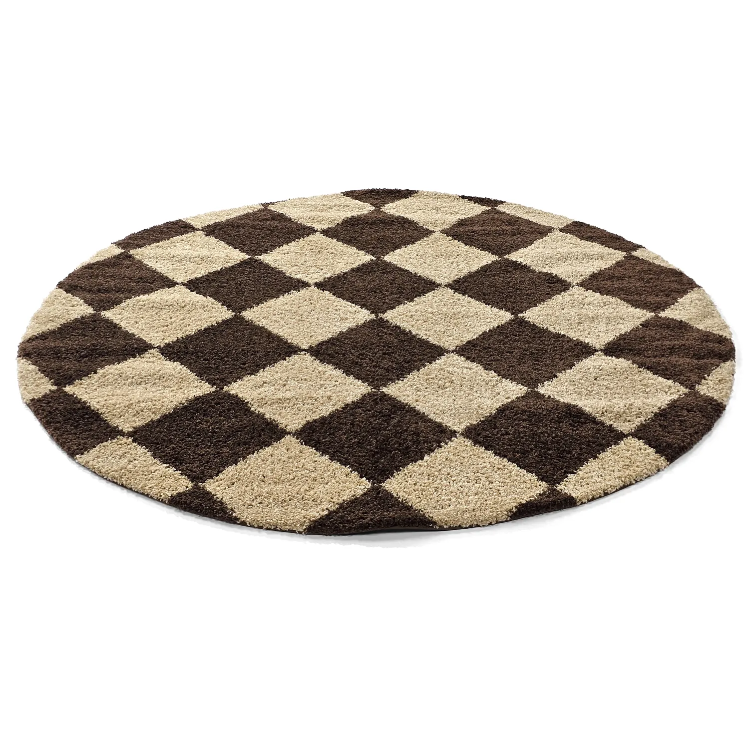 Tapis ronds - Albi (marron/beige)