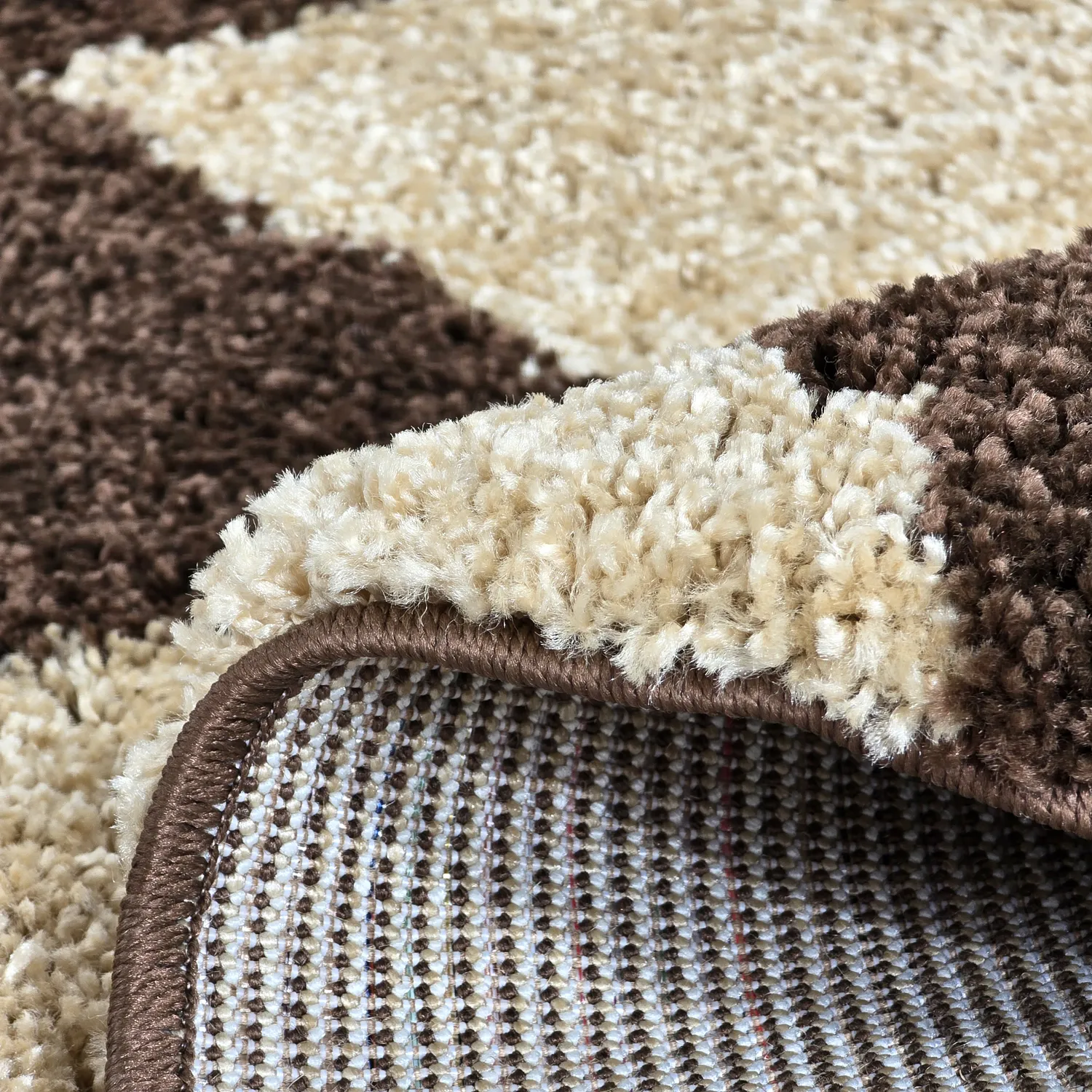 Tapis ronds - Albi (marron/beige)