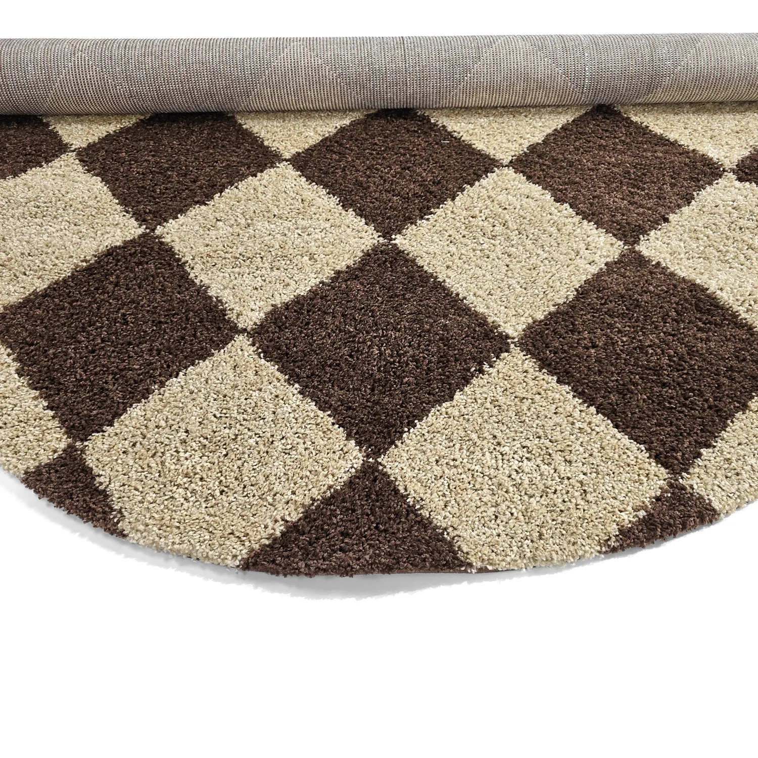 Tapis ronds - Albi (marron/beige)