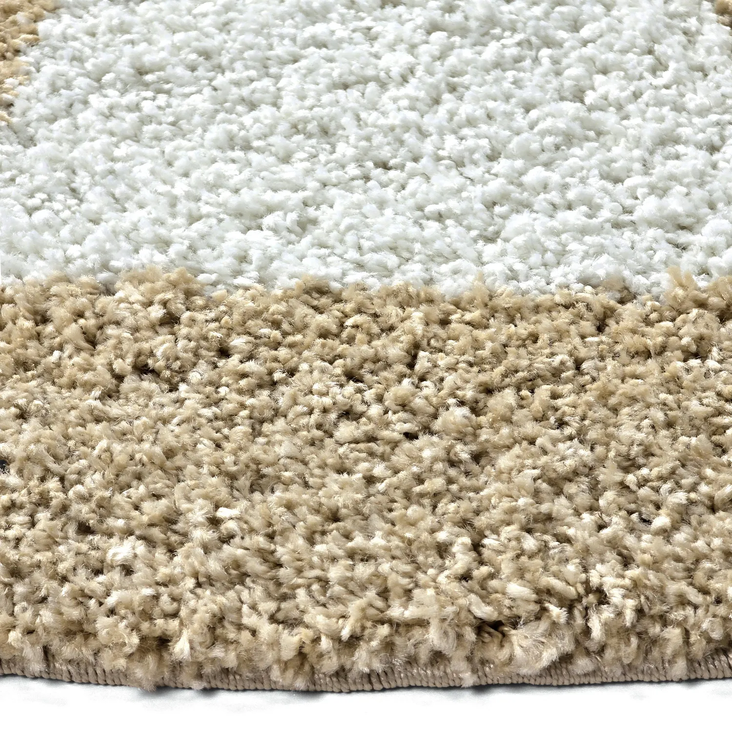 Runde Teppiche - Asilah (beige/weiß)