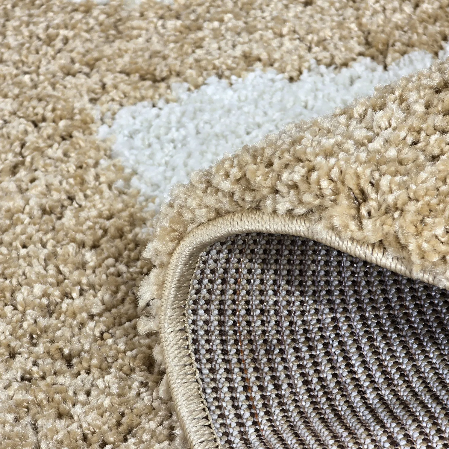 Runde Teppiche - Asilah (beige/weiß)