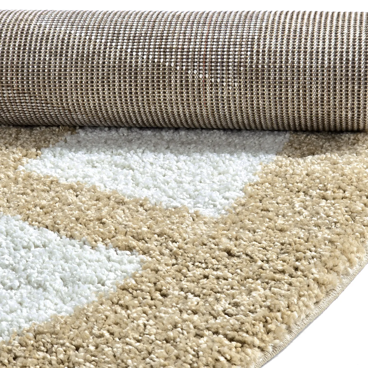 Runde Teppiche - Asilah (beige/weiß)