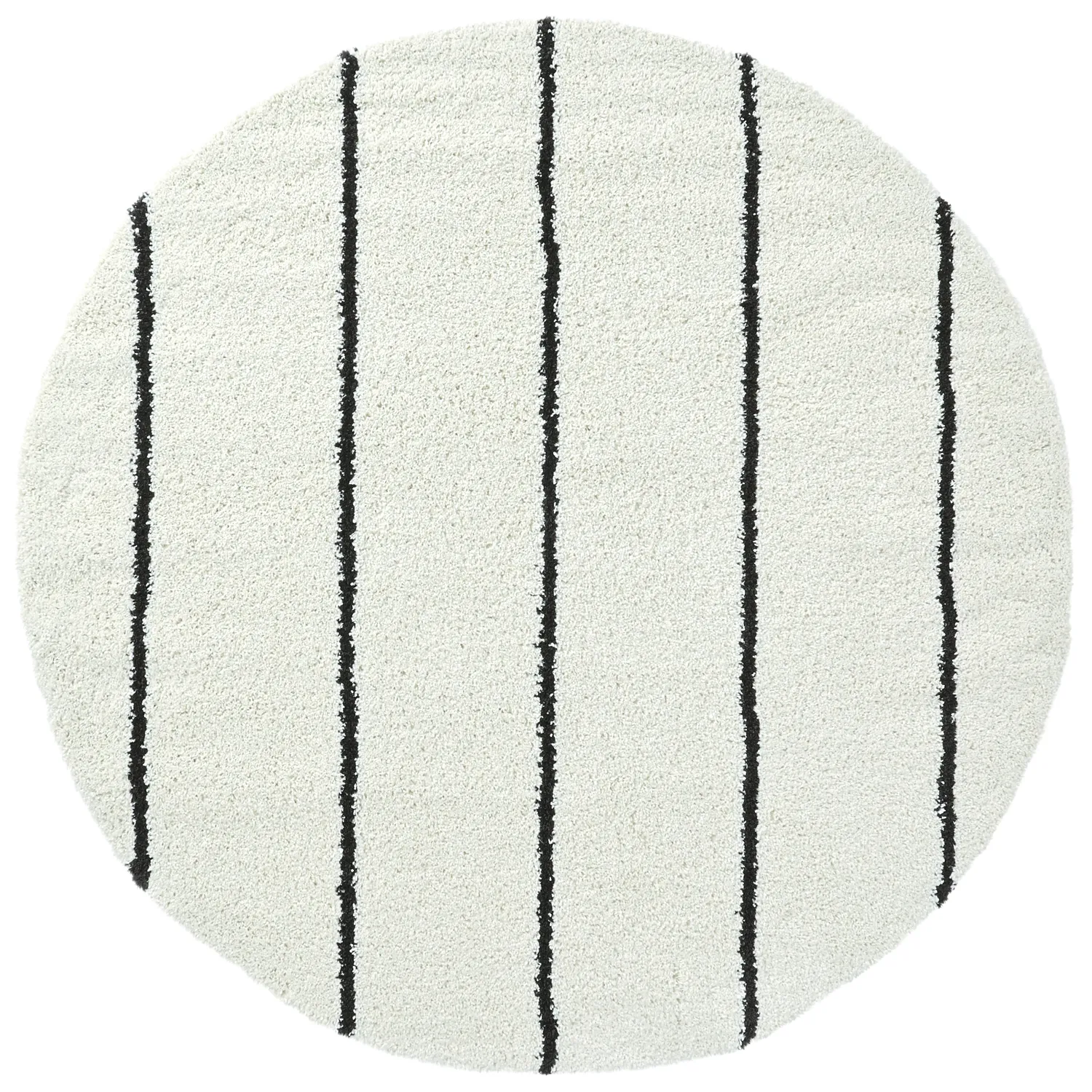 Runde Teppiche - Eze (weiß/schwarz)