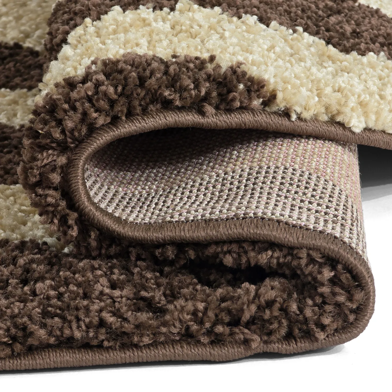 Tapis ronds - Imilchil (beige/marron)