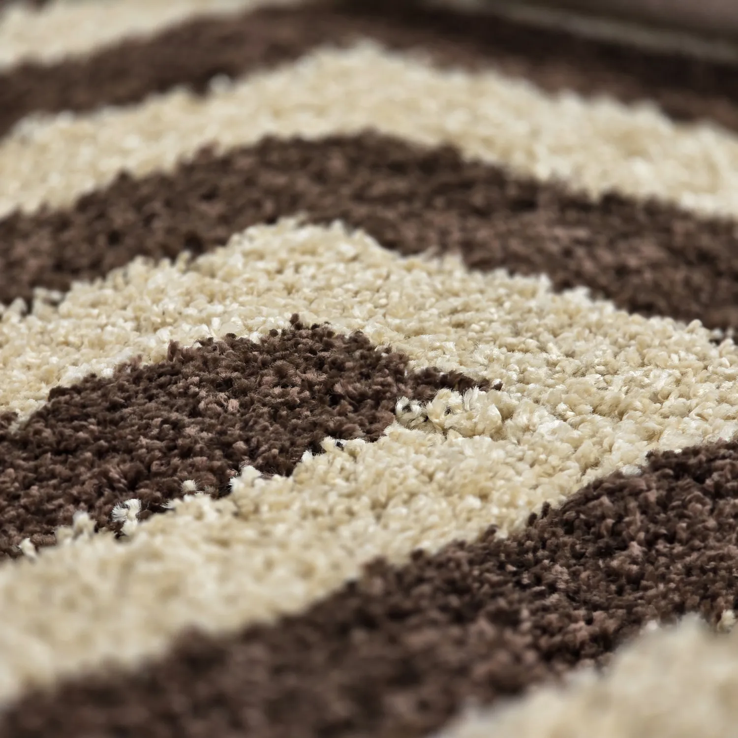 Tapis ronds - Imilchil (beige/marron)