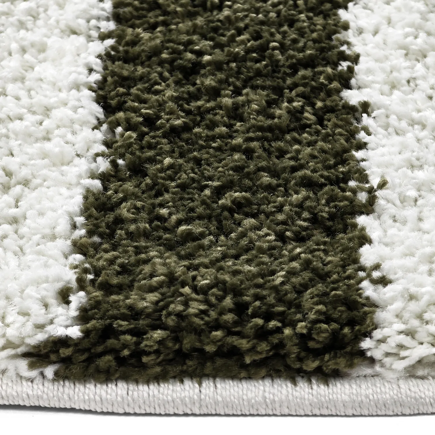 Runde Teppiche - Imilchil (weiß/grün)