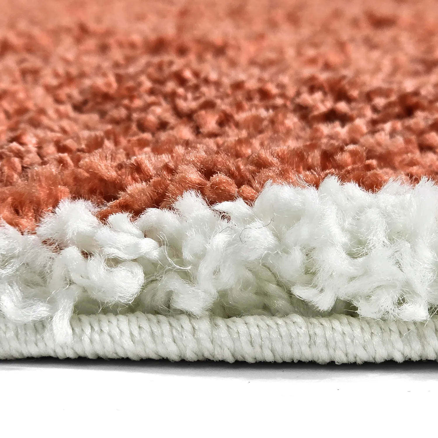 Runde Teppiche - Sanghar (weiß/orange/grün)