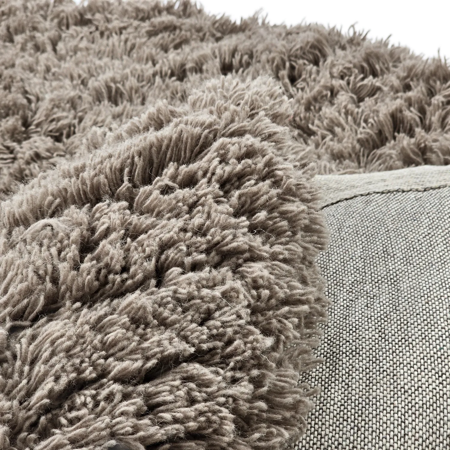 Rund Teppich - Aliste Wool Shaggy (braun)