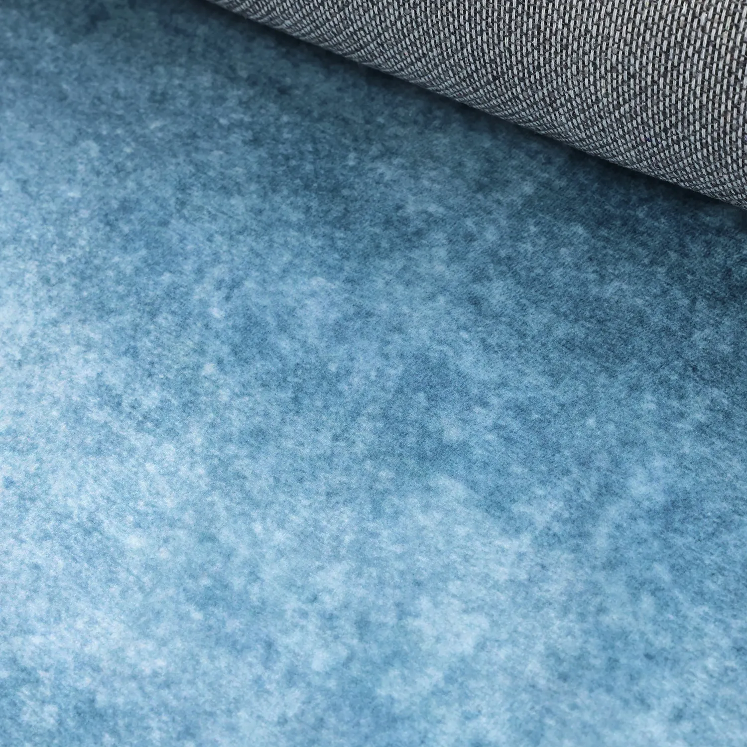 Tapis rond - Lynton (bleu)