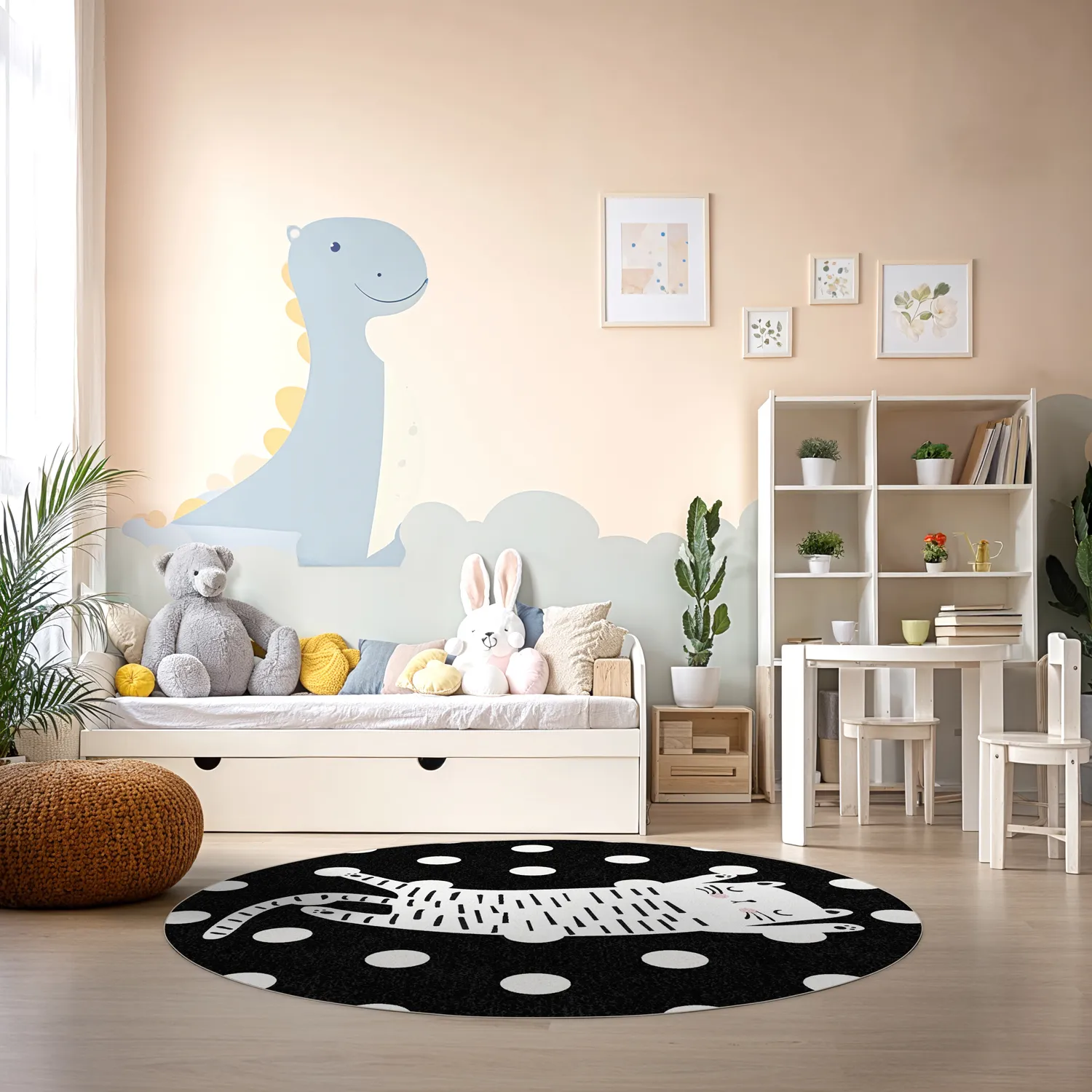 Runde Teppiche - Sleepy Kitten (multi)