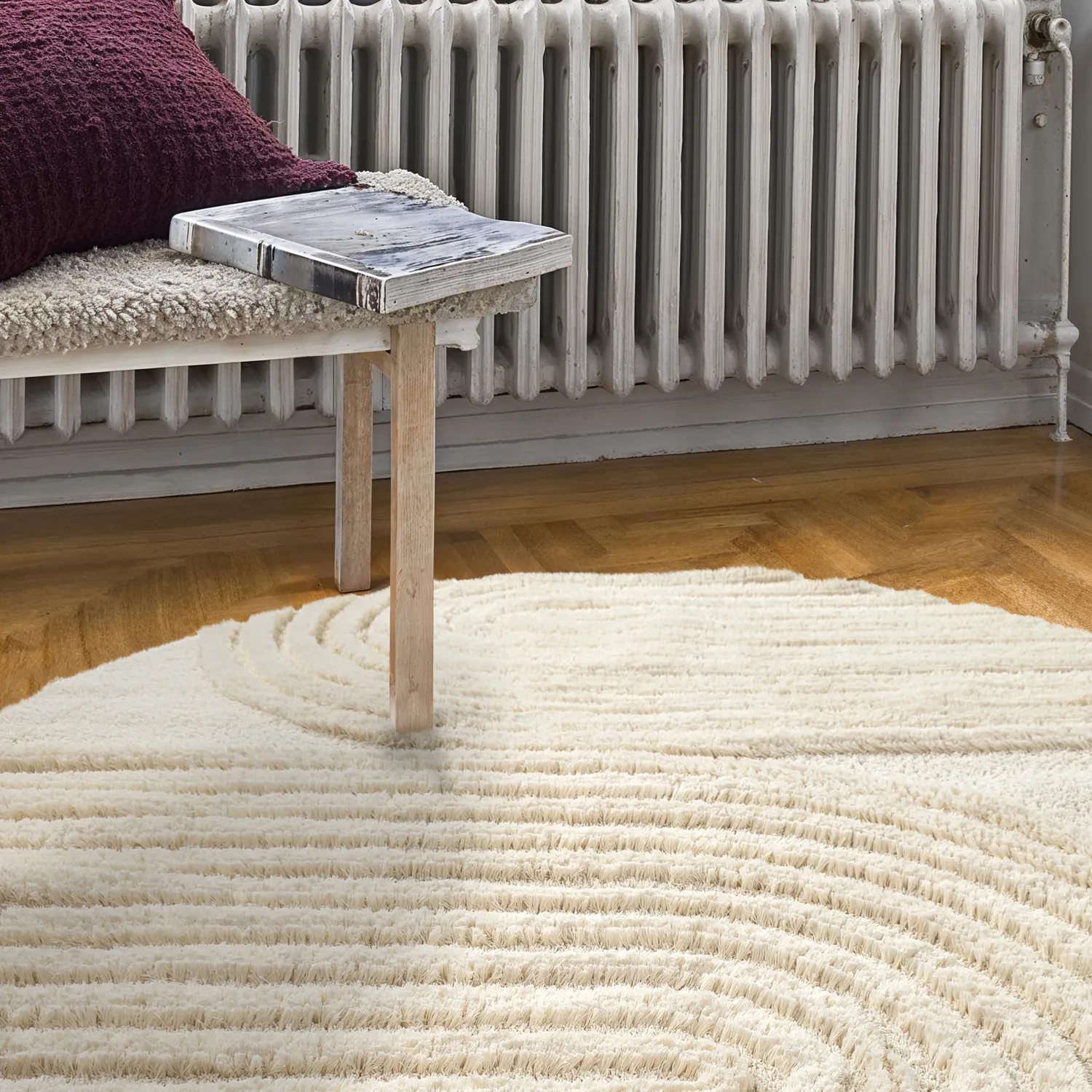 Runde Teppiche - Evora (offwhite)