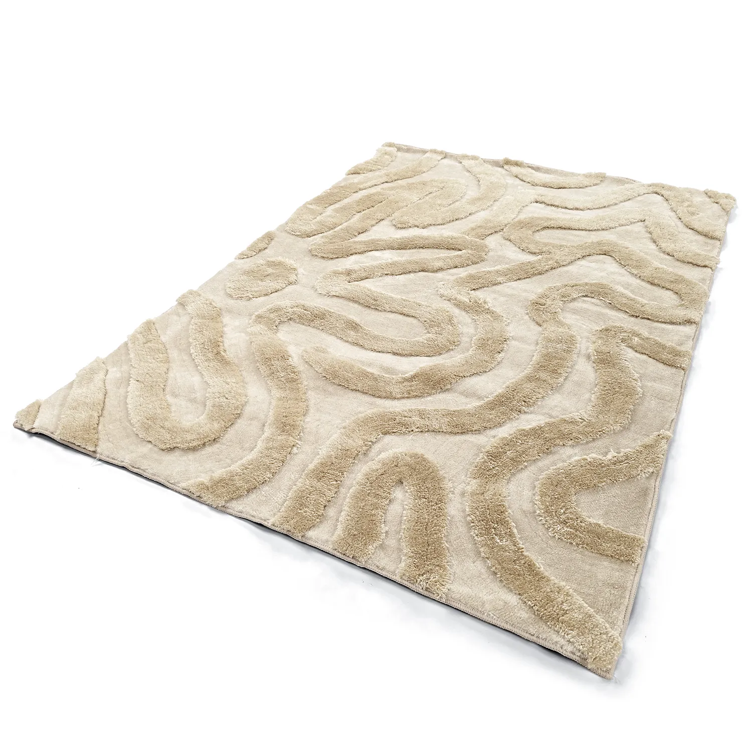 Hochflorteppiche - Akaba (creme/beige)