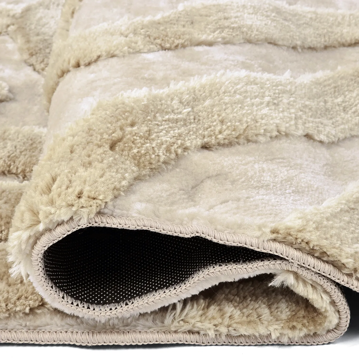 Hochflorteppiche - Akaba (creme/beige)