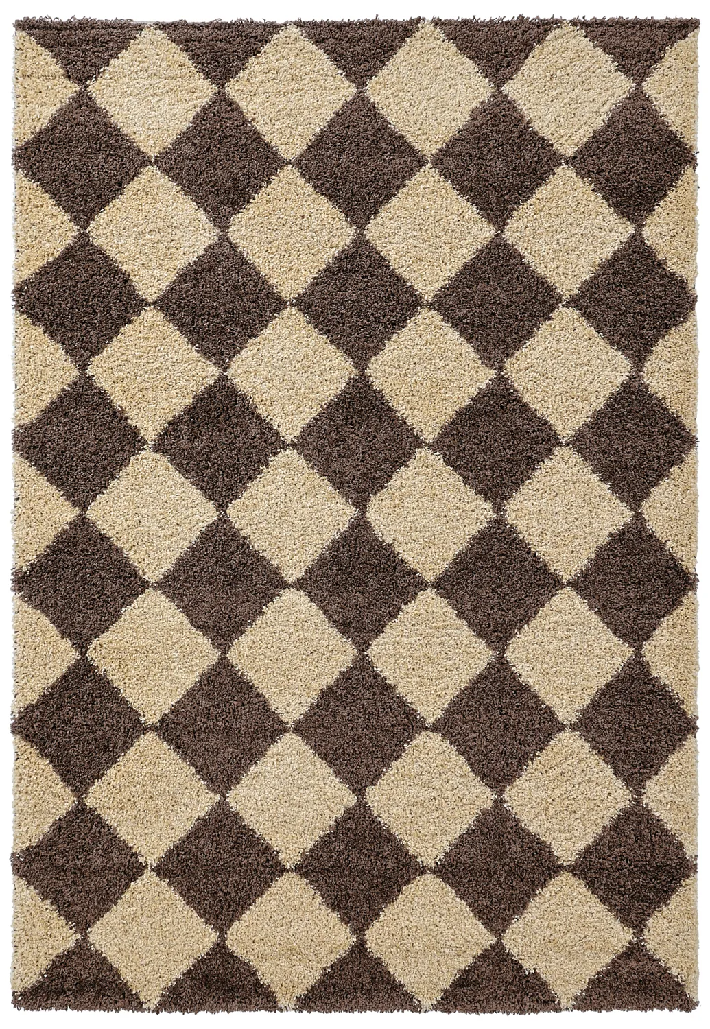 Hochflorteppiche - Albi (braun/beige)