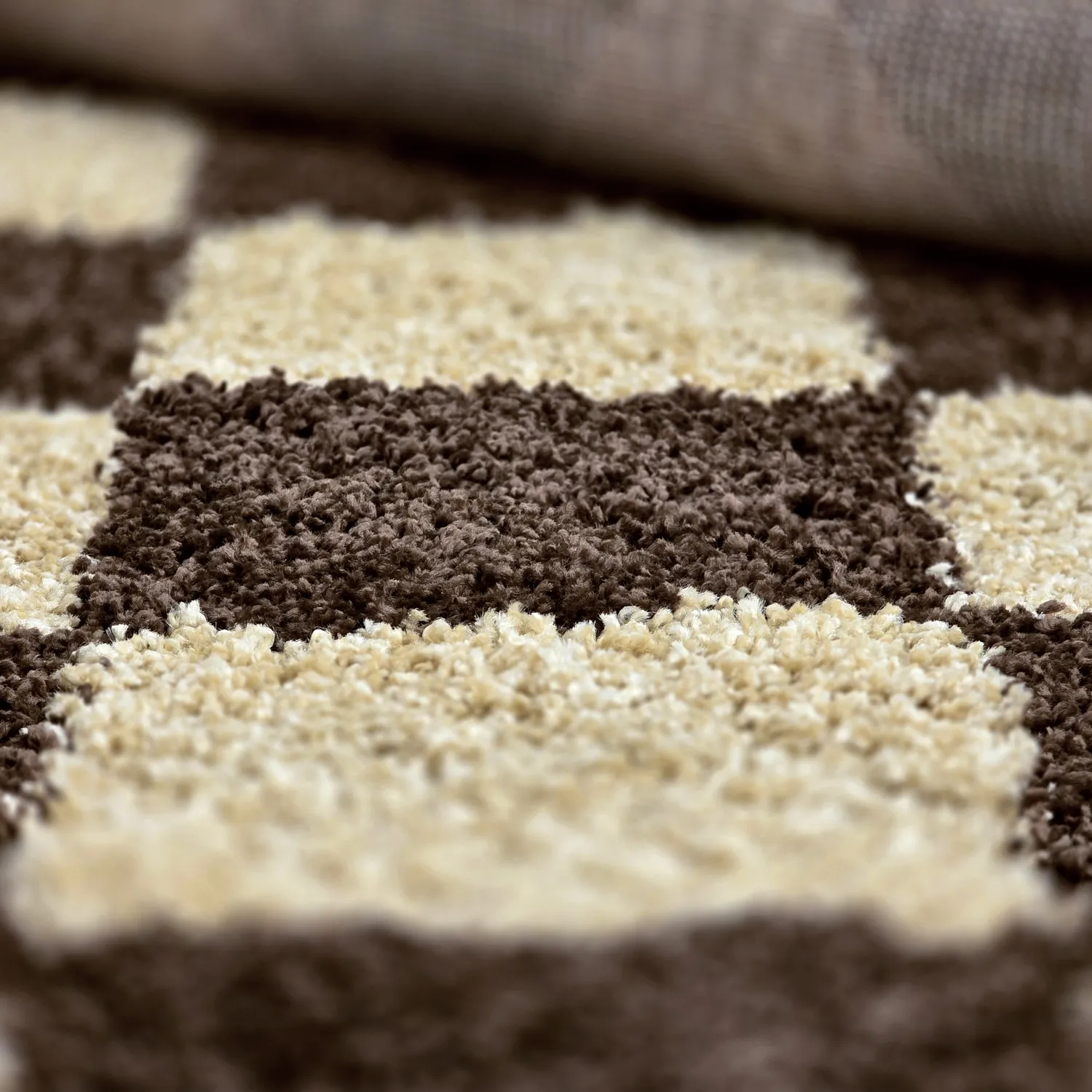 Hochflorteppiche - Albi (braun/beige)