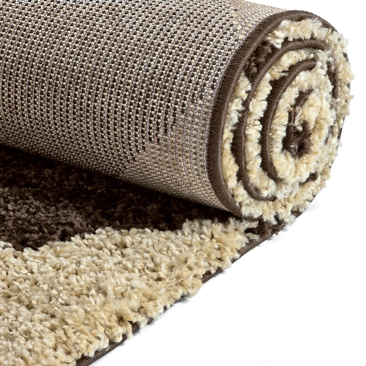 Hochflorteppiche - Albi (braun/beige)