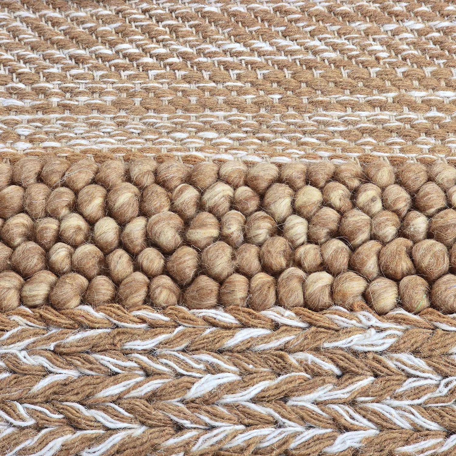 Wollteppich - Almaty (hellbraun)