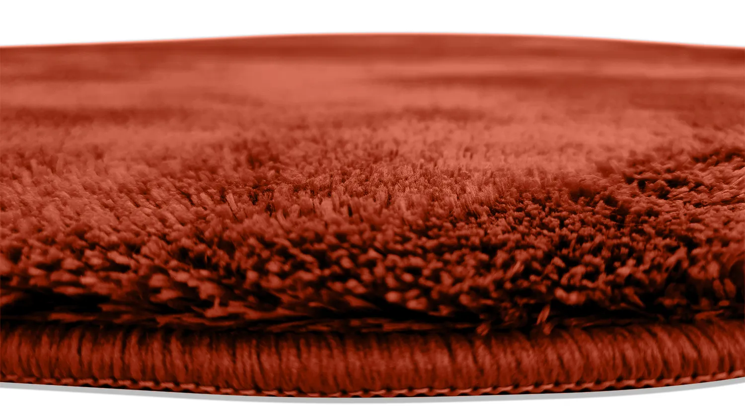 Tapis ronds - Aranga Super Soft Fur (rouge)