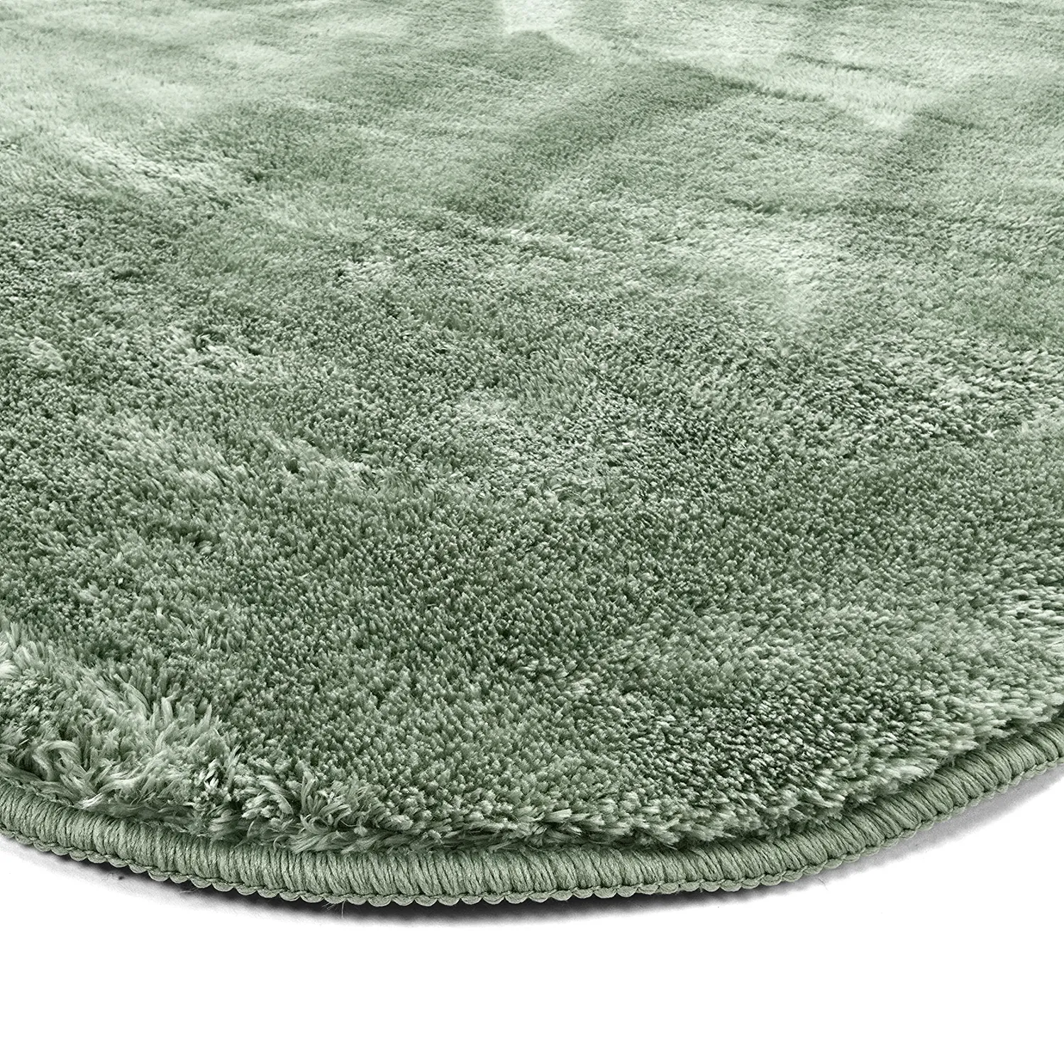 Welligem Hochflorteppich - Aranga Super Soft Fur (grün)